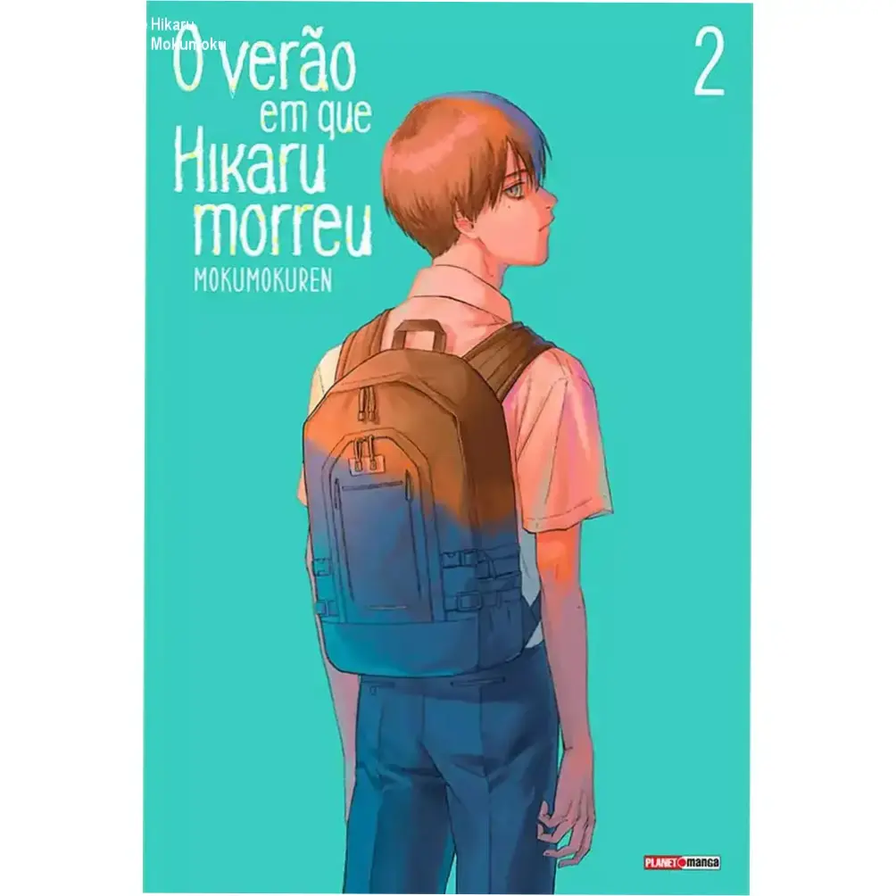 Capa do mangá O Verão em que Hikaru Morreu volume 2 com arte de horror psicológico