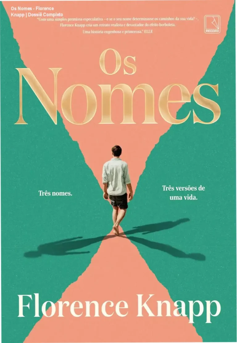 Capa do livro Os Nomes de Florence Knapp focando em realidades alternativas