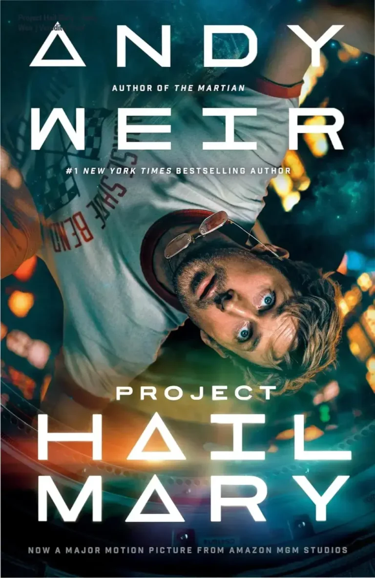 Capa do eBook Project Hail Mary de Andy Weir exibida em dispositivo Kindle