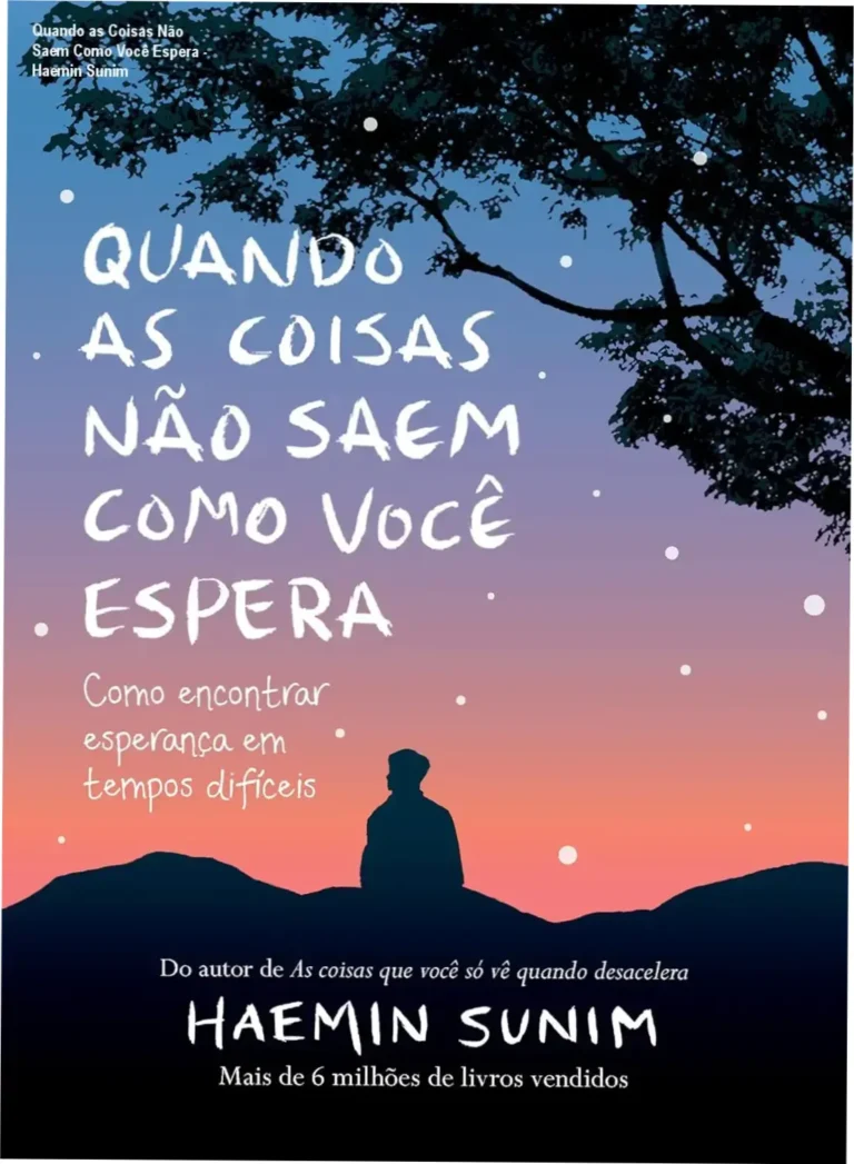 Capa do livro Quando as Coisas Não Saem Como Você Espera de Haemin Sunim para leitura digital