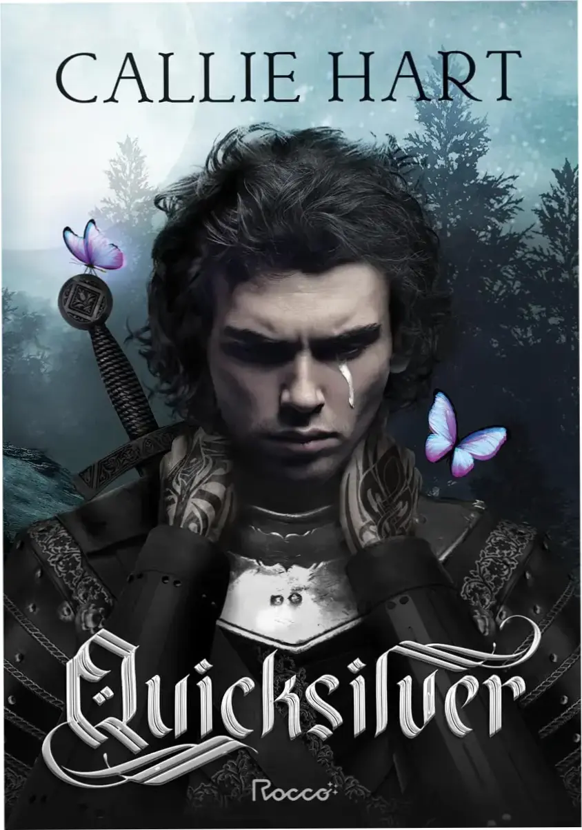 Capa do livro Quicksilver de Callie Hart destacando elementos de alquimia e fantasia adulta