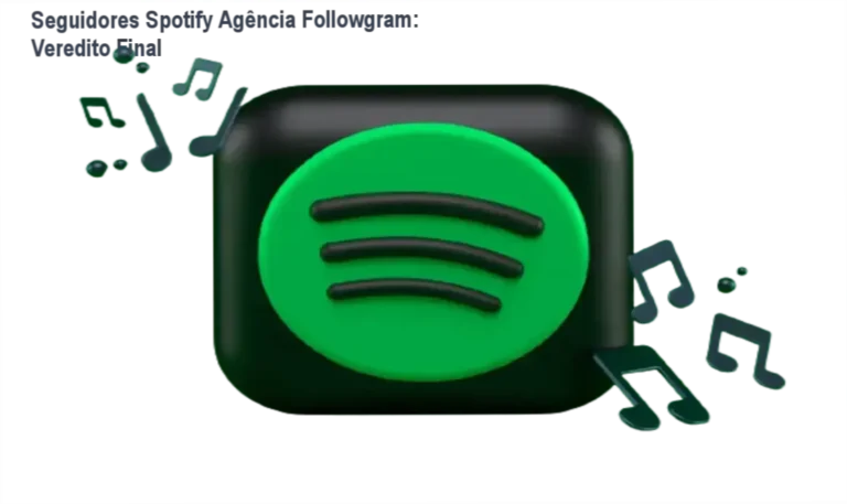 Representação de perfil de artista no Spotify com crescimento de seguidores via Agência Followgram