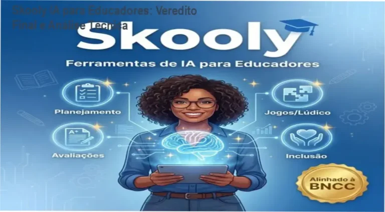 Interface da plataforma Skooly IA para Educadores gerando planos de aula alinhados à BNCC