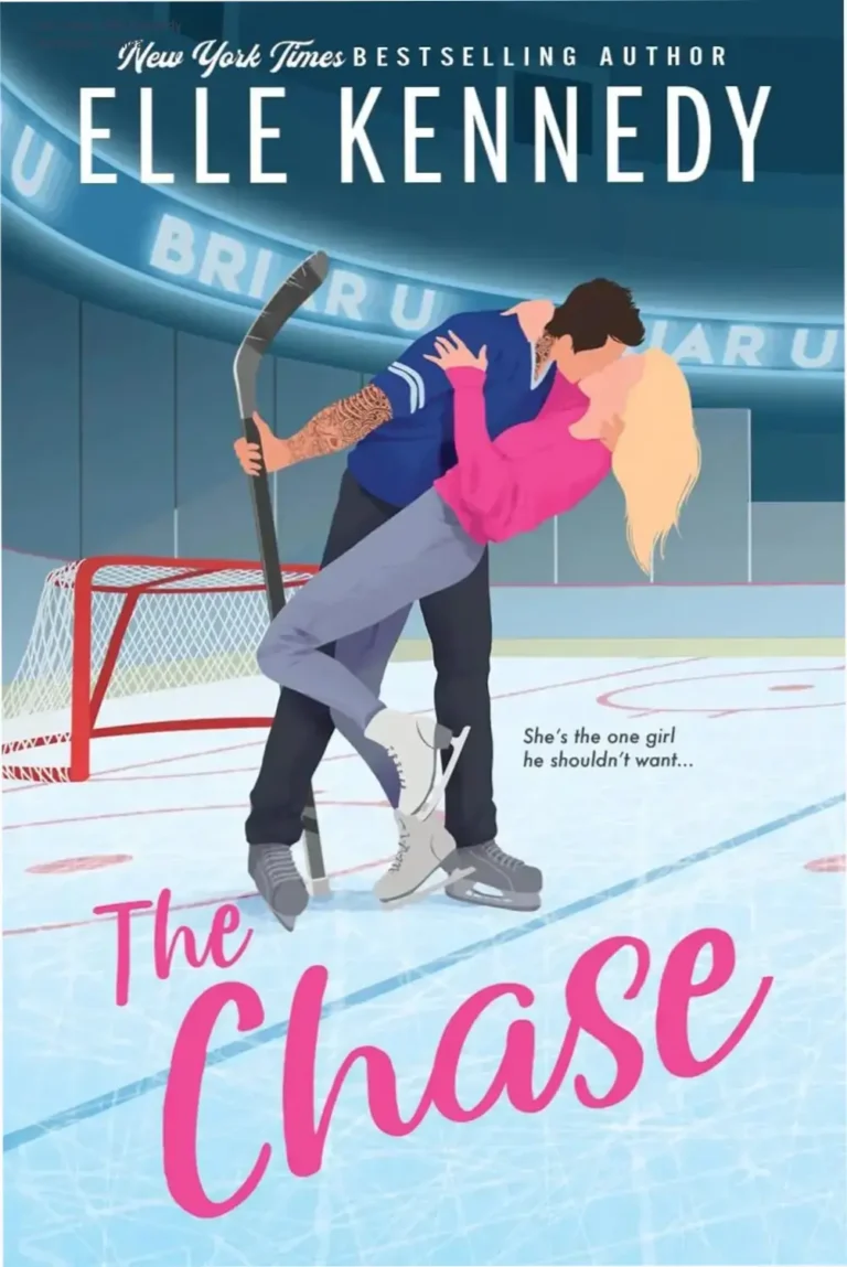 Capa do ebook The Chase de Elle Kennedy, romance college hockey
