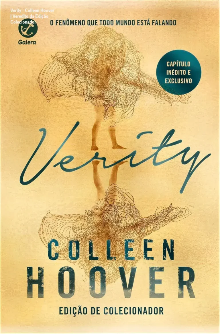Capa do livro Verity de Colleen Hoover Edição de Colecionador