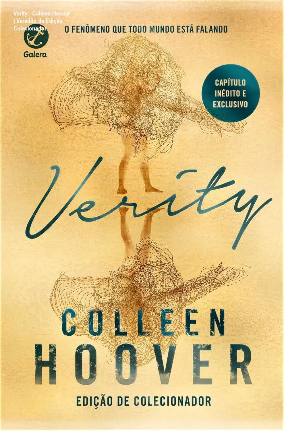 Capa do livro Verity de Colleen Hoover Edição de Colecionador