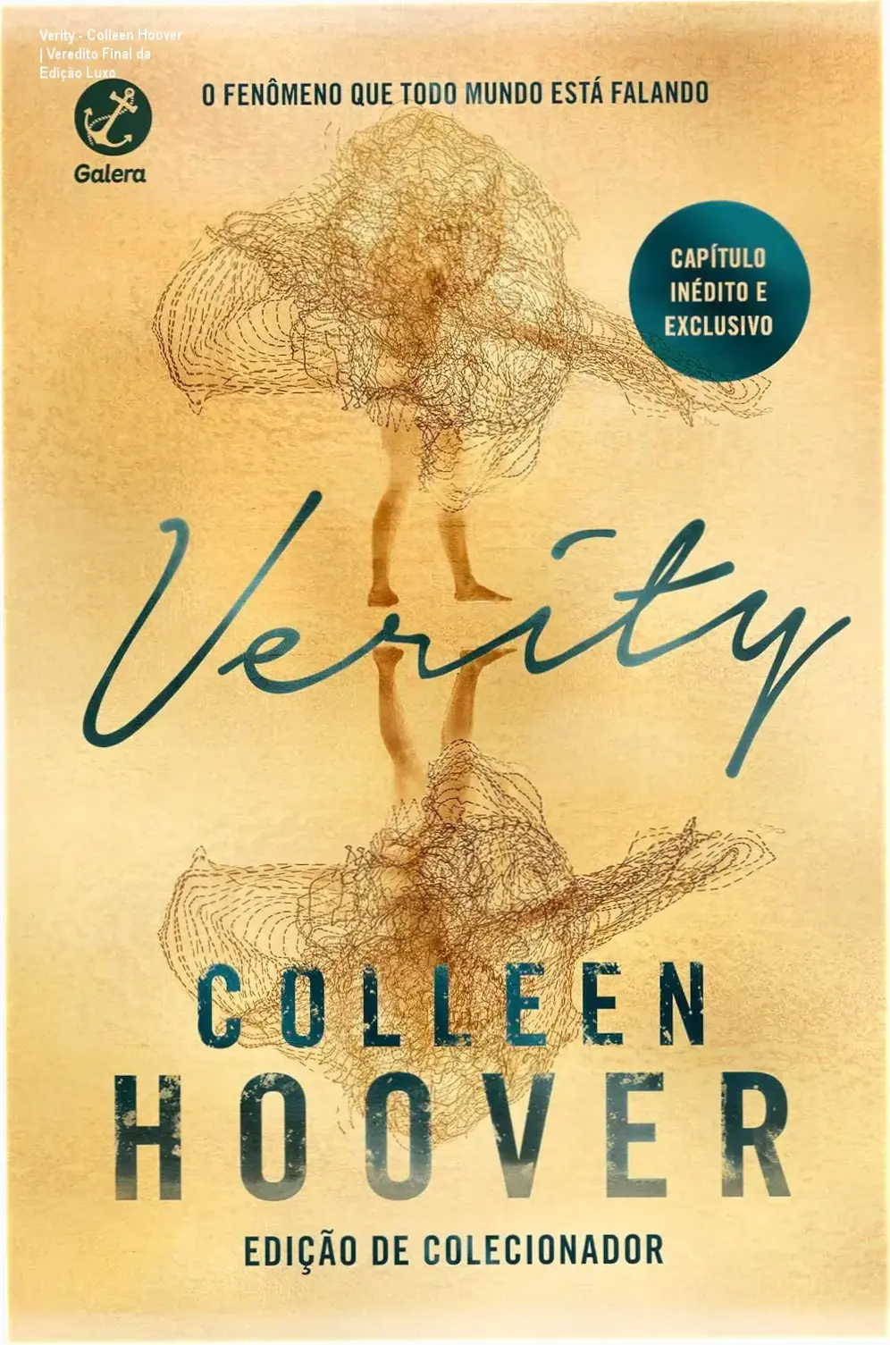 Capa do livro Verity de Colleen Hoover, edição de colecionador em destaque