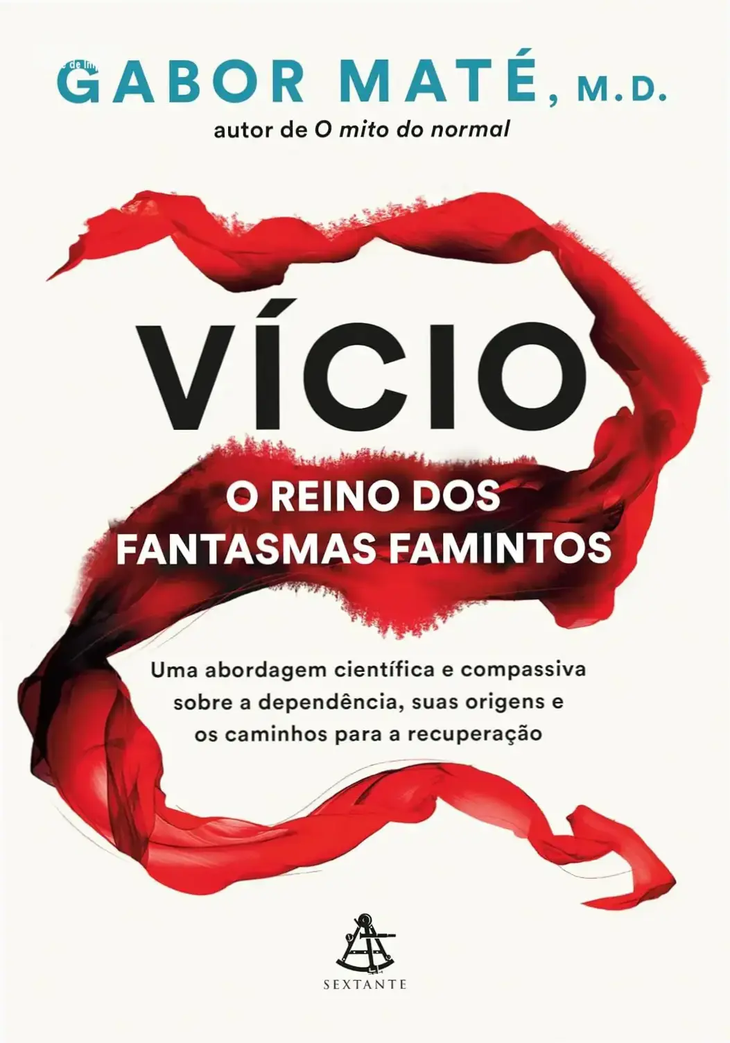 Capa do livro Vício: O Reino dos Fantasmas Famintos de Gabor Maté sobre a ciência da dependência
