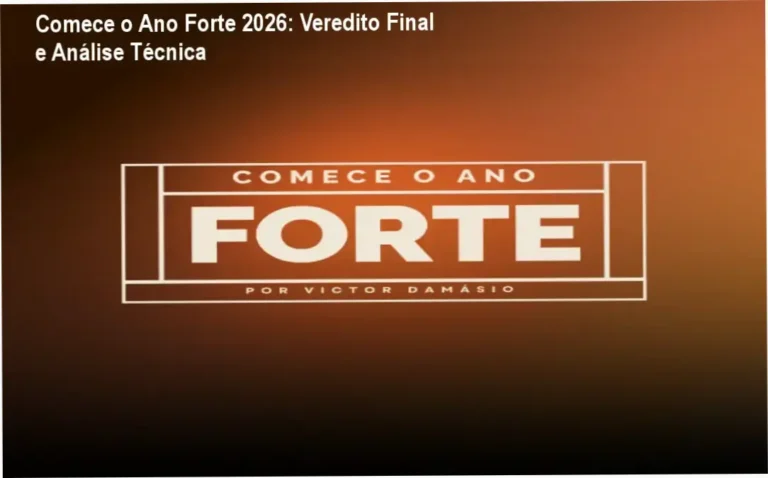 Victor Damásio apresentando a metodologia de execução do programa Comece o Ano Forte 2026