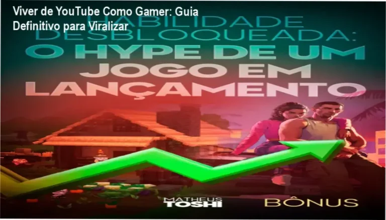 Estratégias de crescimento para canais de games do curso Viver de YouTube Como Gamer