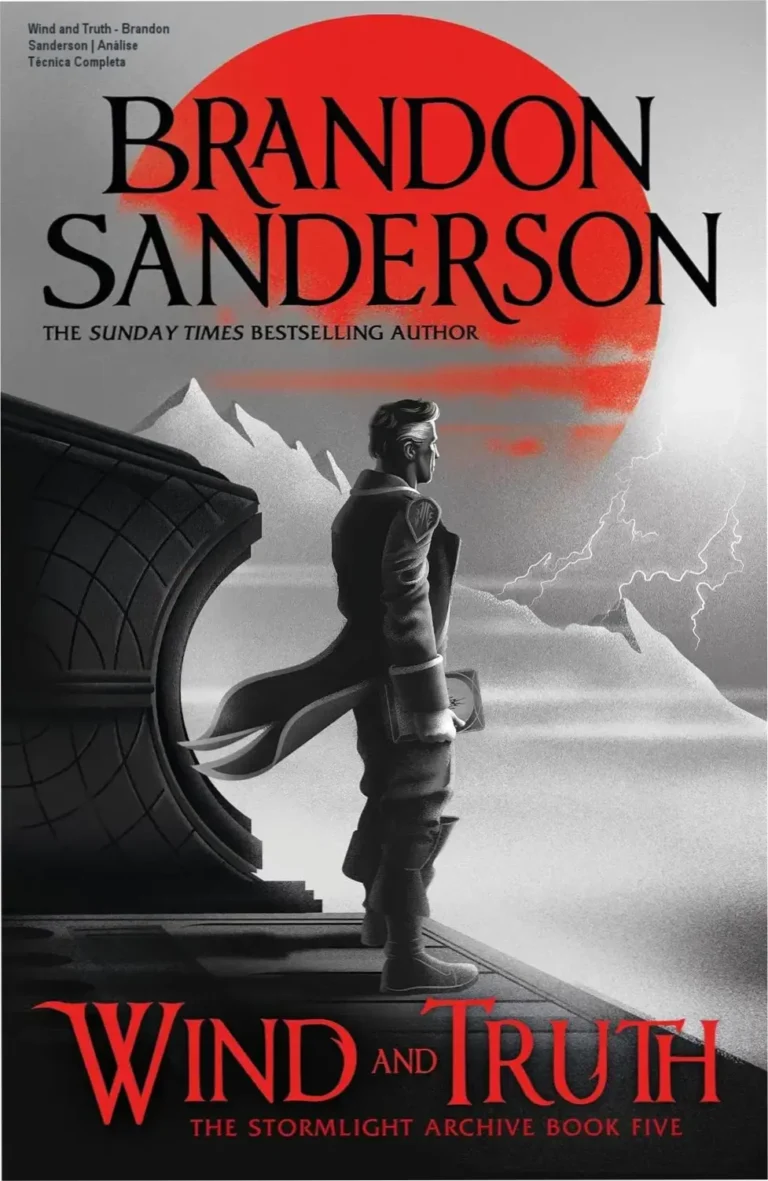 Capa do eBook Wind and Truth de Brandon Sanderson, volume 5 de The Stormlight Archive