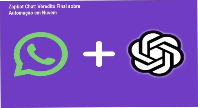 Interface do Zapbot Chat demonstrando automação de vendas no WhatsApp via nuvem