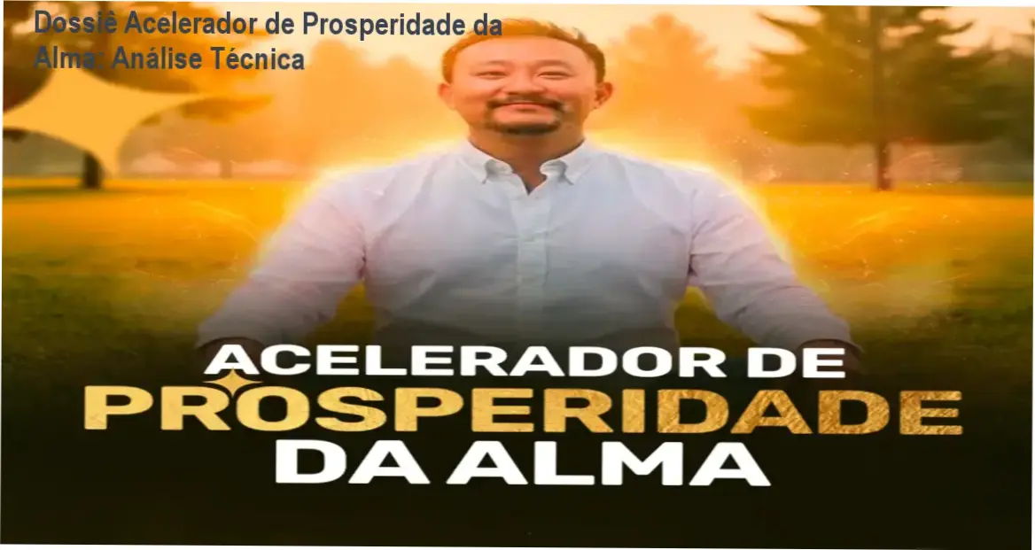 Representação do método Acelerador de Prosperidade da Alma para desbloqueio financeiro e espiritual