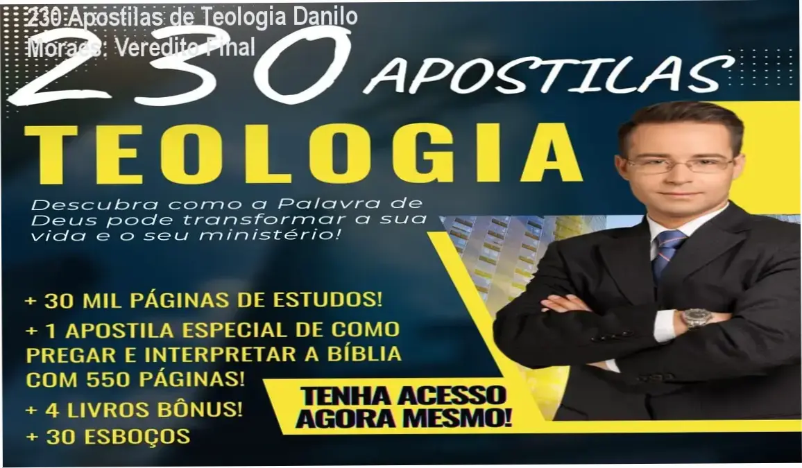 Coleção digital de 230 apostilas de teologia do Instituto Bereana para formação ministerial