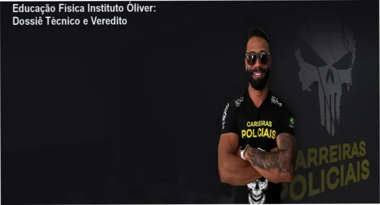 Interface do curso superior de Educação Física EAD do Instituto Óliver com foco em alta performance e saúde