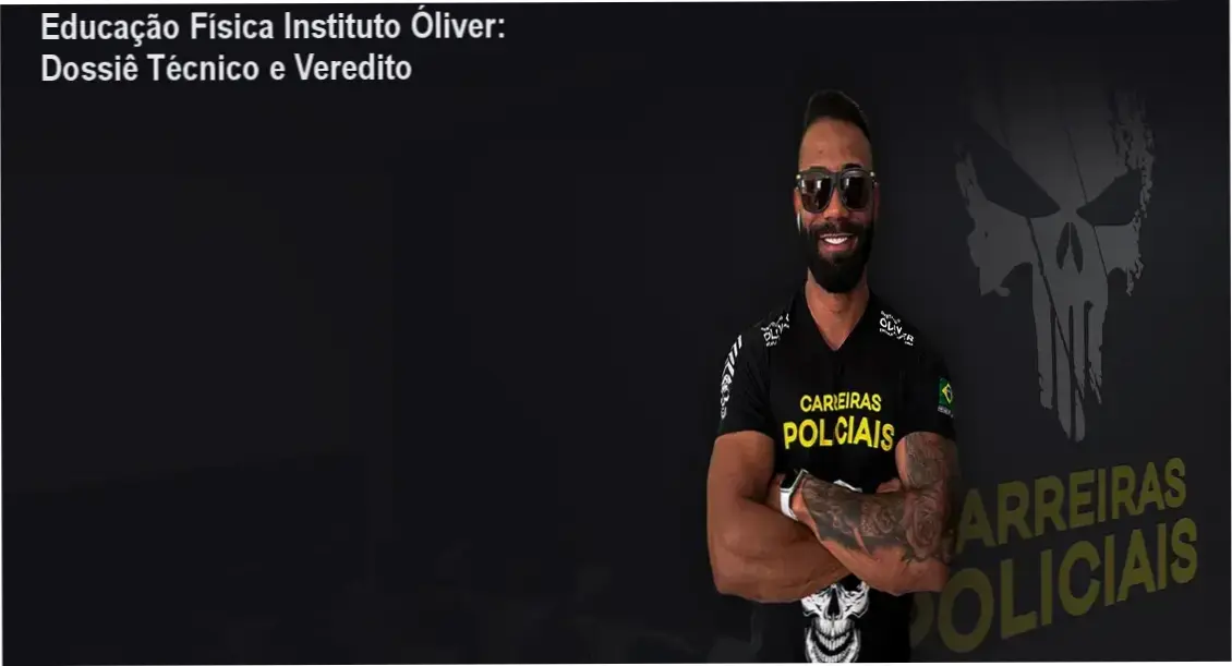 Interface do curso superior de Educação Física EAD do Instituto Óliver com foco em alta performance e saúde