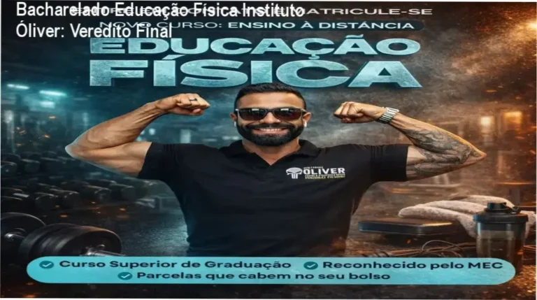 Estudante utilizando plataforma EAD do Bacharelado em Educação Física do Instituto Óliver
