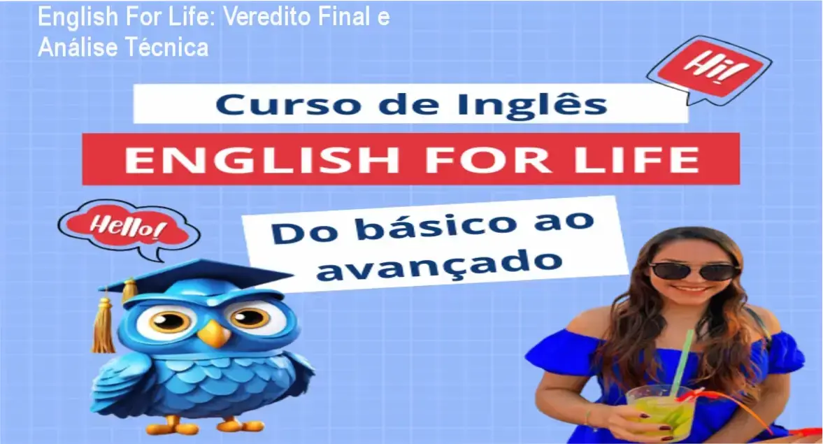 Interface do curso English For Life da professora Ana Paula focada em fluência