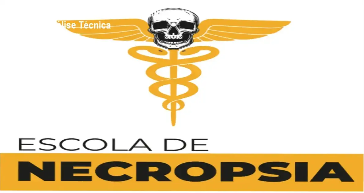 Representação profissional de estudos em necropsia e ciências mortuárias para formação técnica