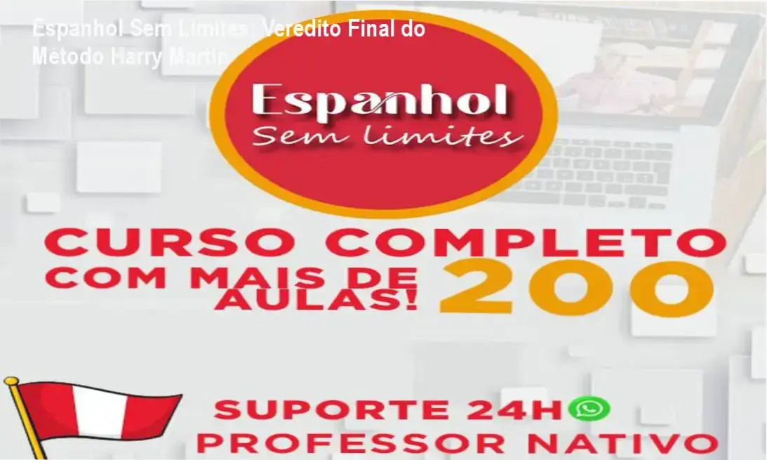 Estudante praticando conversação no Curso Espanhol Sem Limites com professor nativo