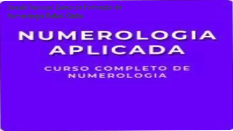 Visão geral do Curso de Formação de Numerologia de Rafael Cintra