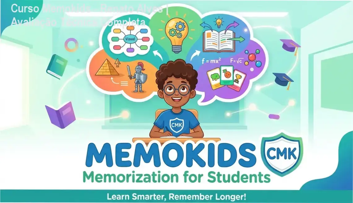Curso Memokids de memorização para estudantes com metodologia de Renato Alves