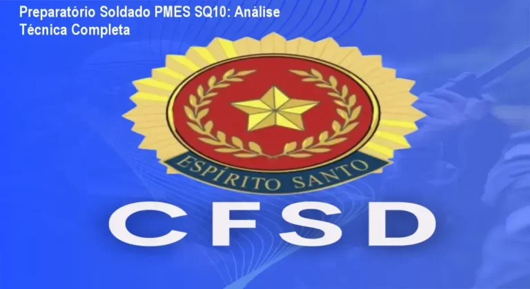 Material de estudo do Curso Preparatório para Soldado da PMES com a metodologia SQ10