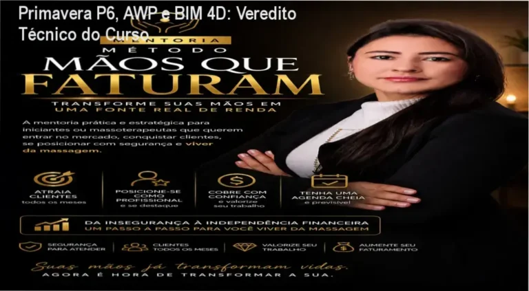 Interface do software Primavera P6 integrada com metodologias AWP e BIM 4D para engenharia