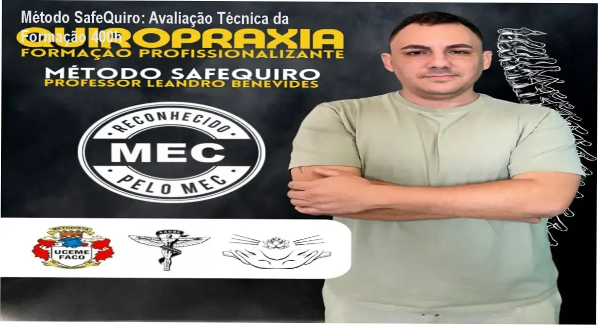 Demonstração de manobra de Quiropraxia do Método SafeQuiro para formação profissional