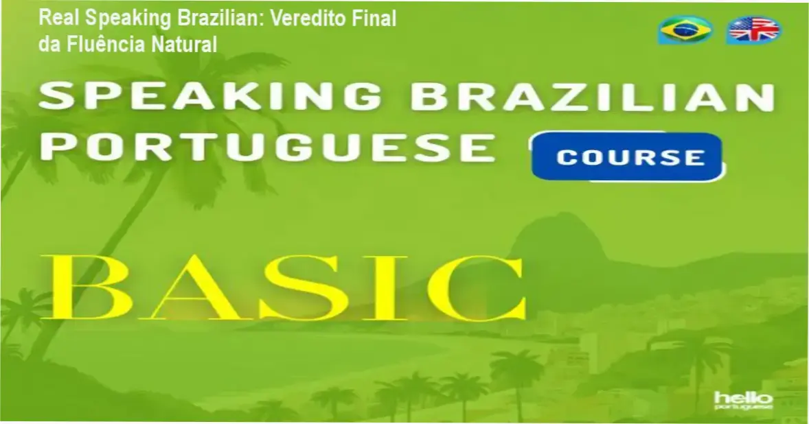 Estudante utilizando o curso Real Speaking Brazilian para aprender português coloquial