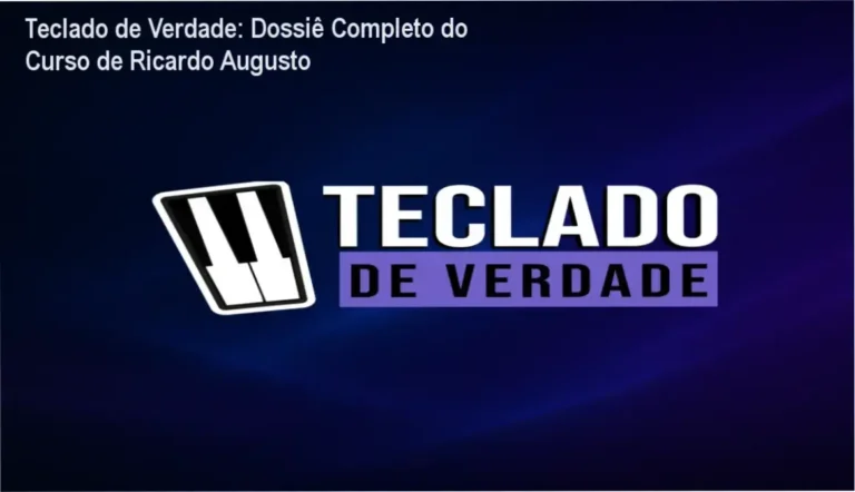 Detalhes do método de ensino do curso Teclado de Verdade de Ricardo Augusto dos Santos