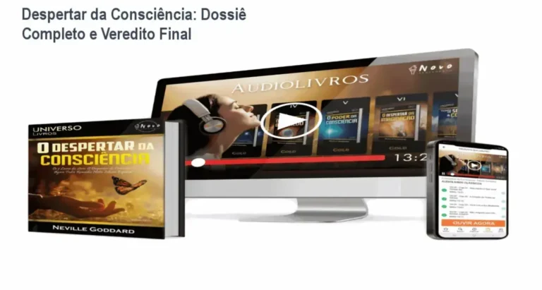 Livro e audiolivros do Despertar da Consciência focados em metafísica e lei da suposição