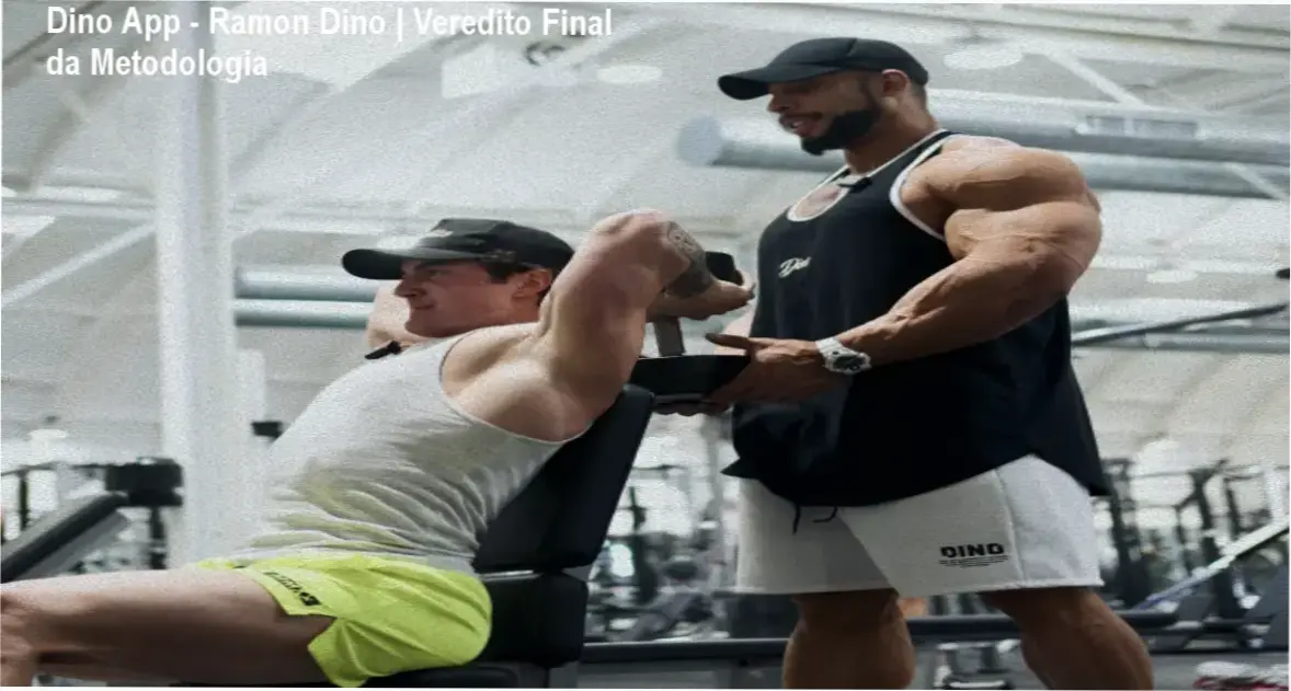 Interface do Dino App exibindo a metodologia de treino Road to Olympia de Ramon Dino