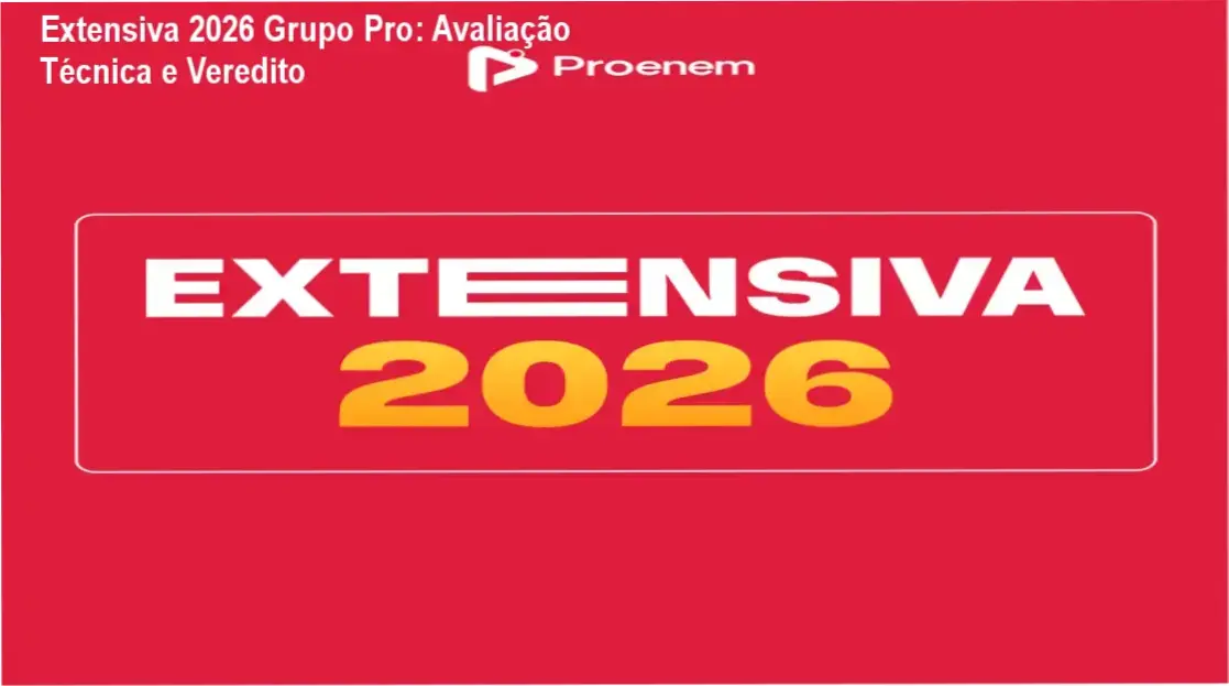 Estudante utilizando a plataforma do curso Extensiva 2026 do Grupo Pro para preparação do ENEM