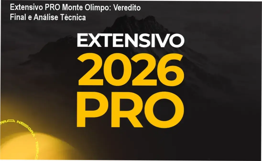 Material didático e plataforma do curso Extensivo PRO Monte Olimpo para estudantes de Humanas