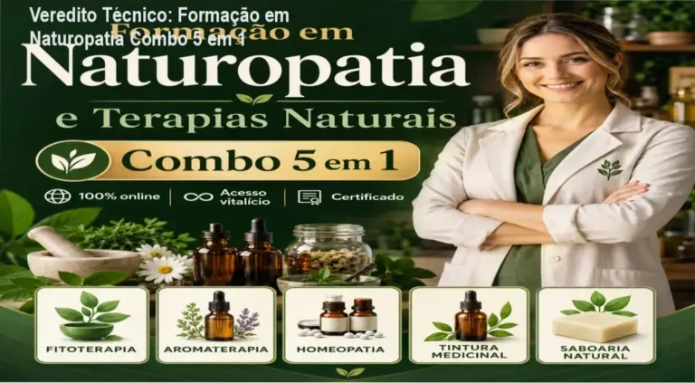 Conjunto de certificados e módulos da Formação Profissional em Naturopatia e Terapias Naturais