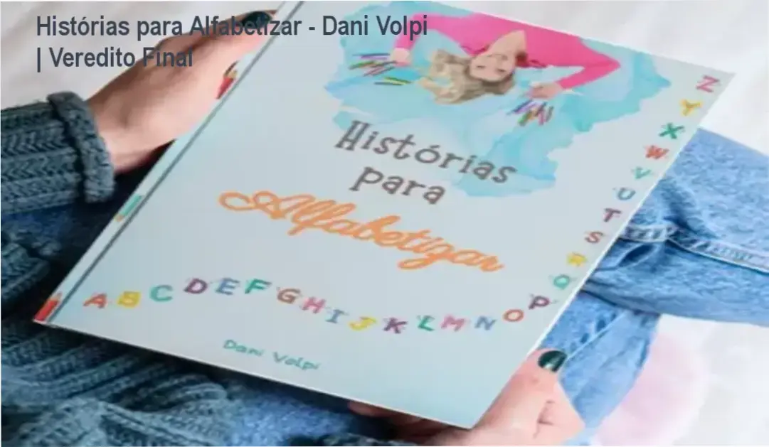 Capa do ebook Histórias para Alfabetizar de Dani Volpi para ensino de consciência fonológica