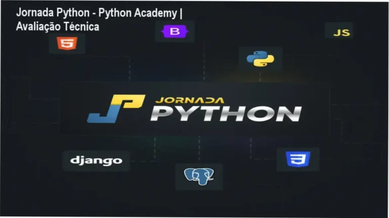 Capa do ebook Jornada Python da Python Academy para desenvolvedores
