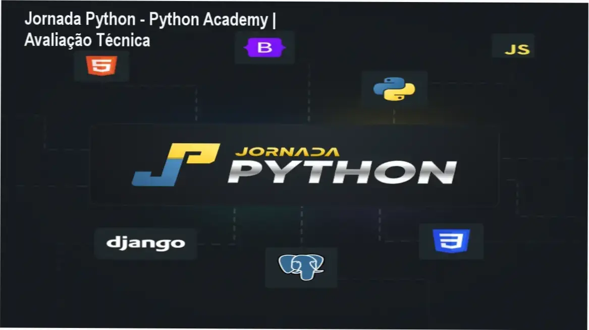 Capa do ebook Jornada Python da Python Academy para desenvolvedores