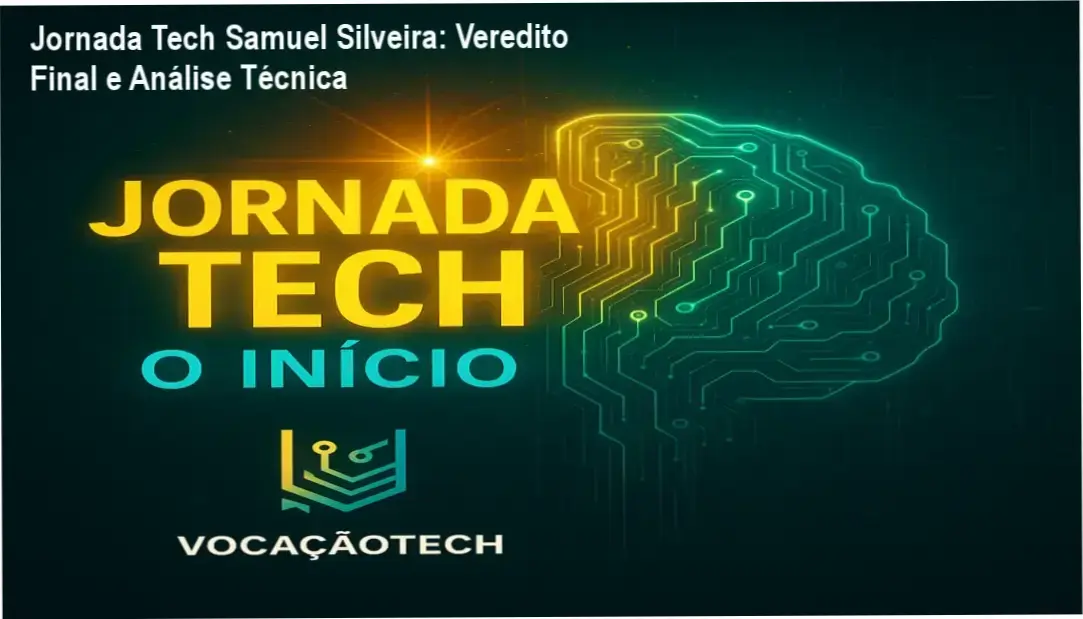 Visão geral do curso Jornada Tech de Samuel Silveira para transição de carreira em tecnologia