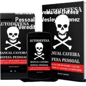 Capa do ebook Manual Caveira de Defesa Pessoal de Wesley Gimenez sobre sobrevivência urbana