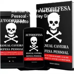 Capa do ebook Manual Caveira de Defesa Pessoal de Wesley Gimenez para sobrevivência urbana