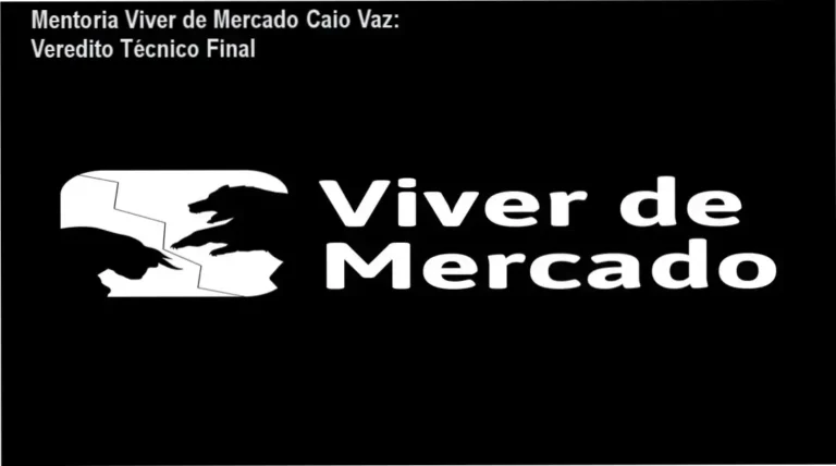 Interface de operações da Bolsa B3 com a Mentoria Viver de Mercado de Caio Vaz