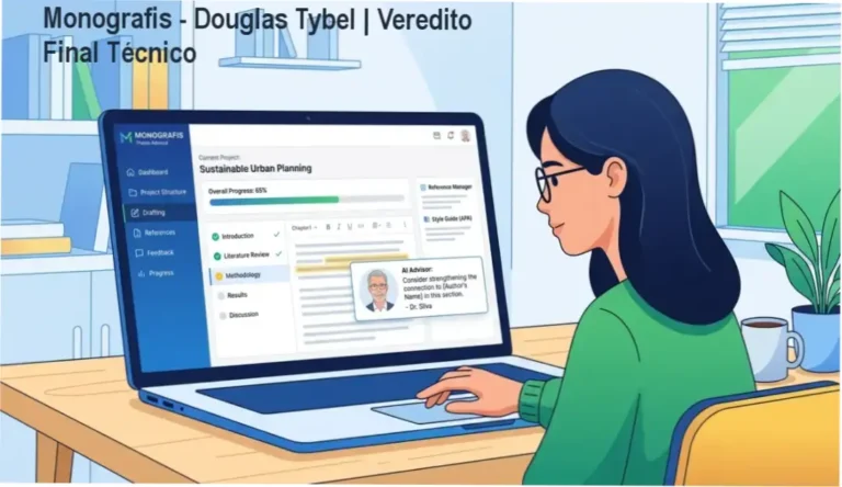Plataforma Monografis de Douglas Tybel para estruturação de TCC com IA e normas ABNT