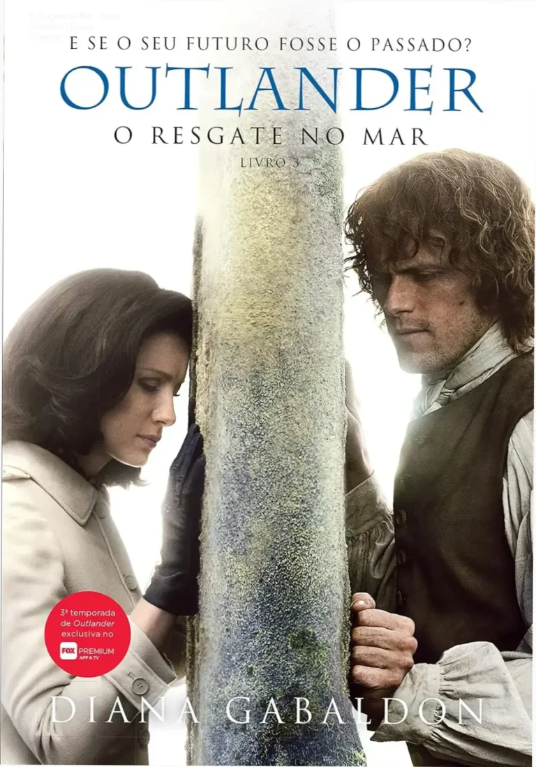 Capa do livro O Resgate no Mar de Diana Gabaldon em dispositivo digital