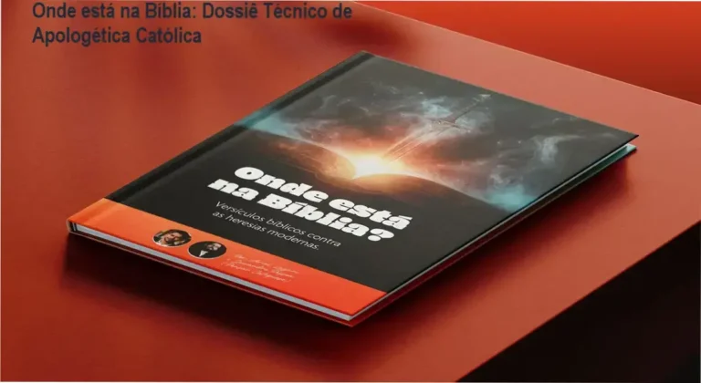 Capa do livro Onde está na Bíblia de Ariel Lazari focado em apologética católica