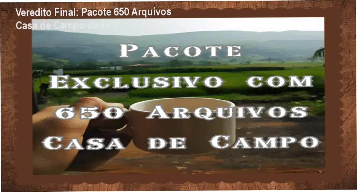 Visualização de plantas baixas e modelos arquitetônicos do Pacote 650 Arquivos Casa de Campo