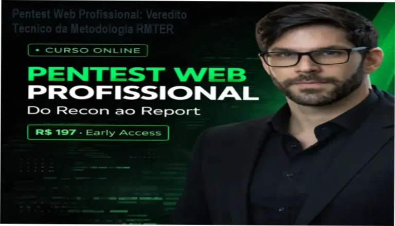 Infográfico da metodologia RMTER do curso Pentest Web Profissional para auditorias de segurança