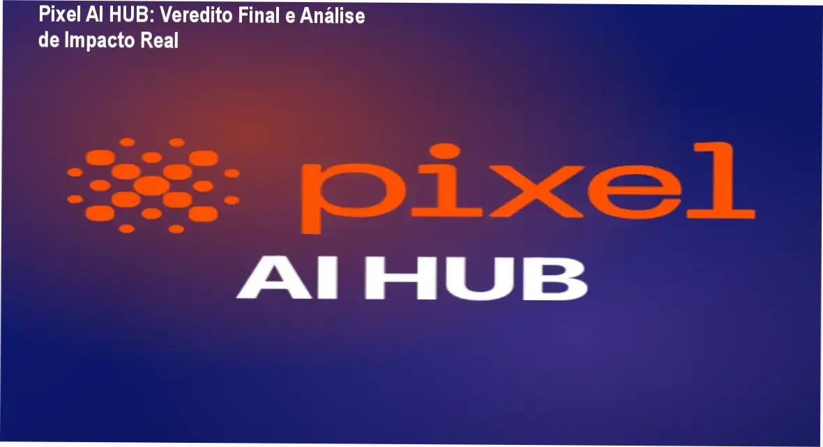 Interface do ecossistema Pixel AI HUB com foco em automação e inteligência artificial para empresas