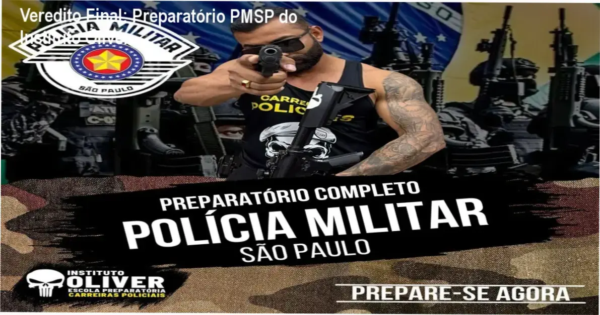 Plataforma de estudos do Preparatório PMSP do Instituto Óliver com foco em carreiras policiais